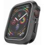 Pokrowiec silikonowy do Apple Watch 40mm - czarny - szary