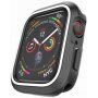 Pokrowiec silikonowy do Apple Watch 40mm - czarny - biały
