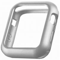 Metalowy futerał ochronny z magnesami do Apple Watch 44mm - srebrny