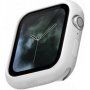 Uniq Lino pokrowiec silikonowy dla Apple Watch 44mm - biały