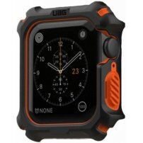 UAG Watch wytrzymałe etui na Apple Watch 44mm - czarno-pomarańczowe