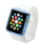 HAWEEL cienkie przezroczyste etui ochronne do Apple Watch 42mm – niebieskie