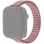 Cienki elastyczny pasek ze stali nierdzewnej do Apple Watch Ultra 49mm / 46mm / 45mm / 44mm / 42mm - różowo-złoty