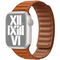 Skórzany pasek ściągający dla Apple Watch Ultra 49mm / 46mm / 45mm / 44mm / 42mm - brązowe