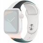 Silikonowy pasek z abstrakcyjnym wzorem dla Apple Watch Ultra 49mm / 46mm / 45mm / 44mm / 42mm - niebiesko-czarny