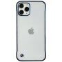 Matowy przezroczysty pokrowiec ochronna dla iPhone 11 Pro - niebieskie
