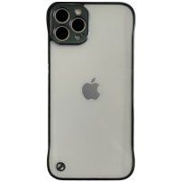 Matowy przezroczysty pokrowiec ochronna dla iPhone 13 Pro Max - zielone