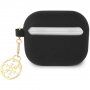 Guess 4G Charm silikonowe etui dla AirPods 3 - czarny