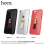 HOCO etui z uchwytem tekstylnym dla Apple iPhone 7 Plus / 8 Plus - czerwone