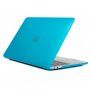 Matowe przezroczyste etui dla MacBook Pro 16" (A2485 / A2780 / A2991 / A3186 / A3403) - niebieskie