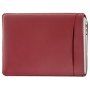 SOYAN koperta ze skóry sztucznej dla iPad do 13" / MacBook do 14" - burgundia