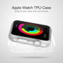 HAWEEL cienkie przezroczyste etui ochronne do Apple Watch 42mm – różówe