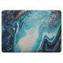 Etui matowe do MacBook Air 13" (A1932 / A2179 / A2337) - niebiesko-złoty opal