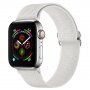 Nylonowy pasek z przesuwaną klamrą dla Apple Watch 42mm / 41mm / 40mm / 38mm - biały
