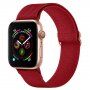 Nylonowy pasek z przesuwaną klamrą dla Apple Watch 42mm / 41mm / 40mm / 38mm - karminowe