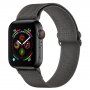 Nylonowy pasek z przesuwaną klamrą dla Apple Watch 42mm / 41mm / 40mm / 38mm - ciemnoszary