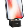 BASEUS aluminiowa podstawka do ładowania dla Apple iPhone - czarna