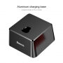 BASEUS aluminiowa podstawka do ładowania dla Apple iPhone - czarna