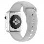 Silikonowy pasek z koralikowym wzorem dla Apple Watch Ultra 49mm / 46mm / 45mm / 44mm / 42mm - szary