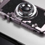 Stylowe etui w designu retro aparatu fotograficznego dla Apple iPhone XS / iPhone X - czarne