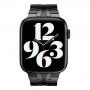 Elegancki pasek ze stali nierdzewnej dla Apple Watch Ultra 49mm / 46mm / 45mm / 44mm / 42mm - czarny