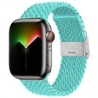 Nylonowy pasek z kolorowymi kropkami dla Apple Watch Ultra 49mm / 46mm / 45mm / 44mm / 42mm - niebieskie