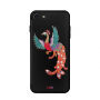 Luksusowe etui ochronne dla Apple iPhone SE (2020/2022) / 8 / 7 z haftem - paw