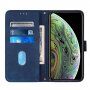 Etui z flip i paskiem na ramię dla iPhone XS Max - niebieskie