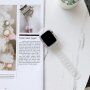 Etui z przezroczystym paskiem dla Apple Watch 45mm / 44mm / 42mm - czyste