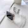Etui z przezroczystym paskiem dla Apple Watch 45mm / 44mm / 42mm - czyste