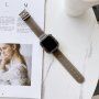 Etui z przezroczystym paskiem dla Apple Watch 41mm / 40mm / 38mm - szare