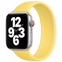 Pasek silikonowy dla Apple Watch 42mm / 41mm / 40mm / 38mm - L - żółte
