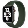 Pasek silikonowy dla Apple Watch 42mm / 41mm / 40mm / 38mm - L - oliwkowe