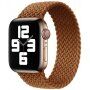 Nylonowy pasek ze wzorem warkocza do Apple Watch Ultra 49mm / 46mm / 45mm / 44mm / 42mm - XS - brązowe