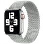 Nylonowy pasek ze wzorem warkocza do Apple Watch Ultra 49mm / 46mm / 45mm / 44mm / 42mm - XS - szary