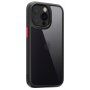 Pokrywa ochronna Kingsteel Wolf ze szklanym tyłem dla iPhone 13 Pro Max - czarny