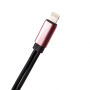 Redukcja z lightning złącza do jednoczesnego podłączenia słuchawek i ładowarki dla iPhone - różowo-złota