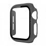 Przezroczysta obudowa z hartowanym szkłem dla Apple Watch 44mm - szare