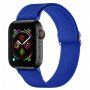Nylonowy pasek z przesuwaną klamrą dla Apple Watch 42mm / 41mm / 40mm / 38mm - królewski niebieski