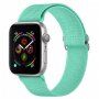 Nylonowy pasek z przesuwaną klamrą dla Apple Watch 42mm / 41mm / 40mm / 38mm - turkusowy