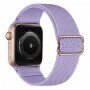 Nylonowy pasek z przesuwaną klamrą dla Apple Watch 42mm / 41mm / 40mm / 38mm - fioletowy