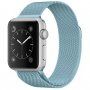 Bransoleta mediolańska metalowa dla Apple Watch 42mm / 41mm / 40mm / 38mm - jasnoniebieskie