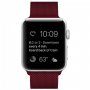 Bransoleta mediolańska metalowa dla Apple Watch Ultra 49mm / 46mm / 45mm / 44mm / 42mm - bordowe