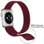 Bransoleta mediolańska metalowa dla Apple Watch Ultra 49mm / 46mm / 45mm / 44mm / 42mm - bordowe
