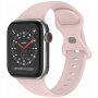 Silikonowy pasek z klamrą motylkową dla Apple Watch Ultra 49mm / 46mm / 45mm / 44mm / 42mm - różowe