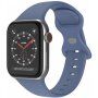 Silikonowy pasek z klamrą motylkową dla Apple Watch Ultra 49mm / 46mm / 45mm / 44mm / 42mm - lodowy błękit