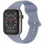 Silikonowy pasek z klamrą motylkową dla Apple Watch Ultra 49mm / 46mm / 45mm / 44mm / 42mm - niebiesko-szare