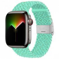Nylonowy pasek z kolorowymi kropkami dla Apple Watch Ultra 49mm / 46mm / 45mm / 44mm / 42mm - turkusowy