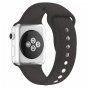 Silikonowy pasek z wzorem lamparta dla Apple Watch Ultra 49mm / 46mm / 45mm / 44mm / 42mm - szaro-brązowy