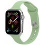 Cienki silikonowy pasek dla Apple Watch 42mm / 41mm / 40mm / 38mm - zielone